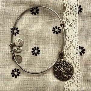 Alex & Ani Tree of Life Textured Charm Bracelet